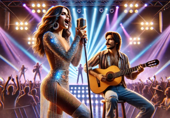 Tini Stoessel and Camilo