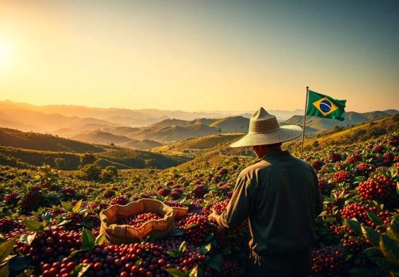 Brasil domina la producción mundial de café