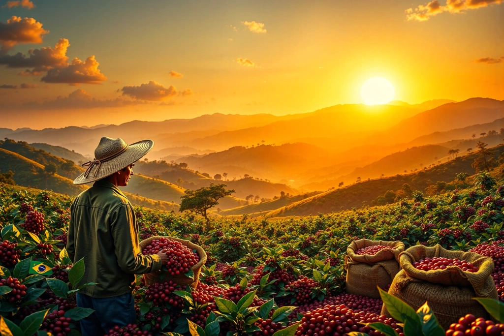 Brasil domina la producción mundial de café