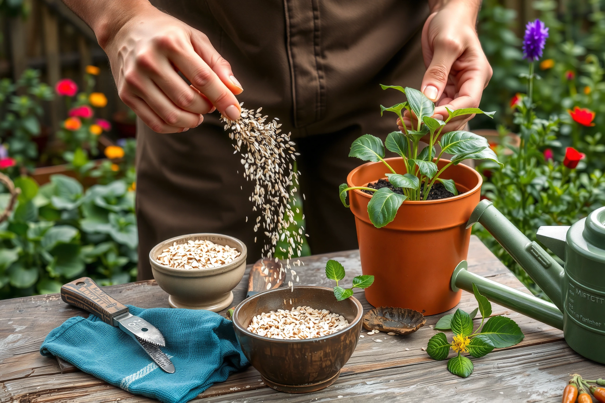 Abono Casero con Avena y Chía: Revive tus Plantas