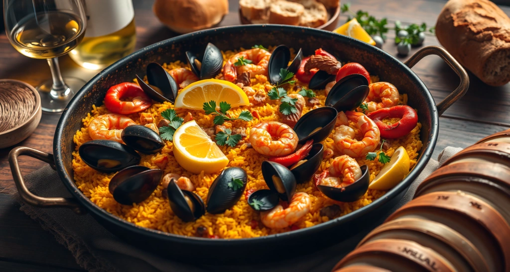 Receta de Paella de Mariscos: Sabor Mediterráneo en Casa