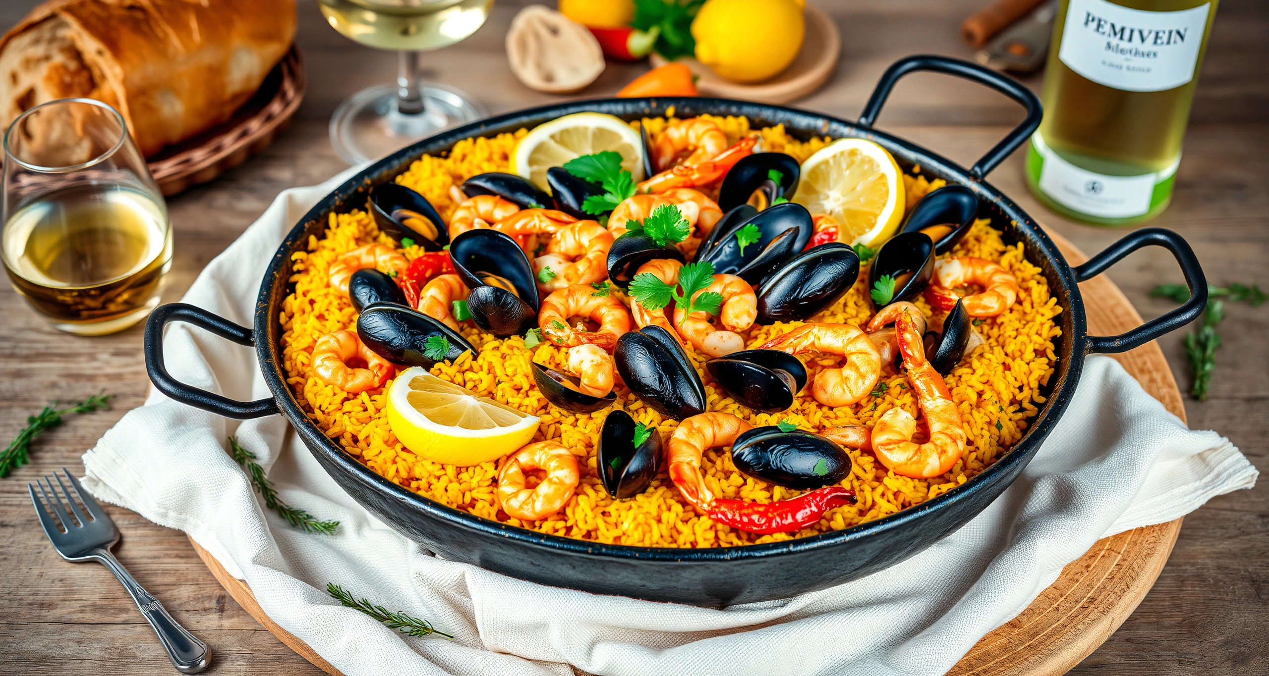 Receta de Paella de Mariscos: Sabor Mediterráneo en Casa