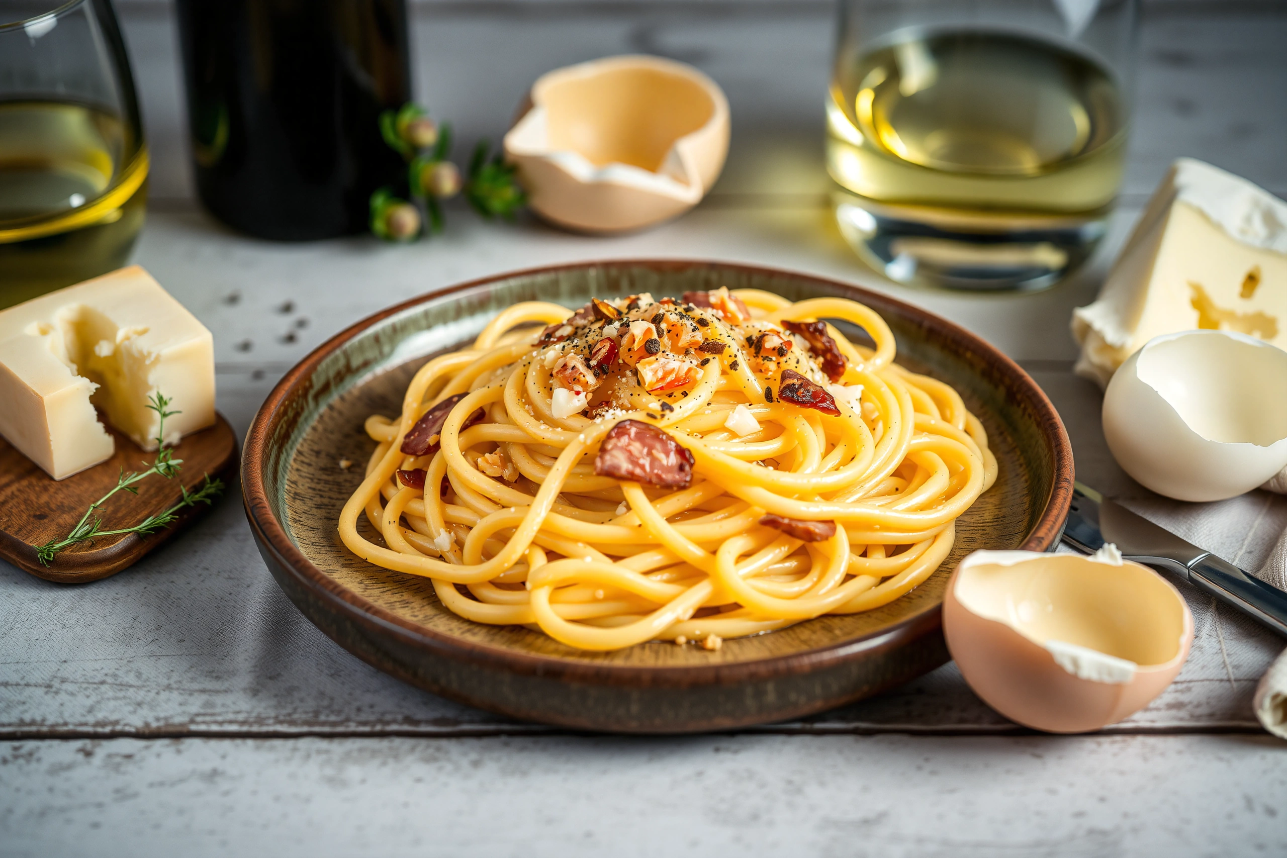 Receta de Pasta Carbonara: Auténtico Sabor Italiano en Casa