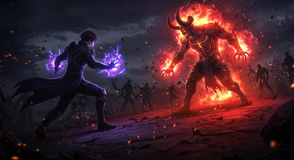 Solo Leveling: La épica batalla de Jinwoo vs. Baran