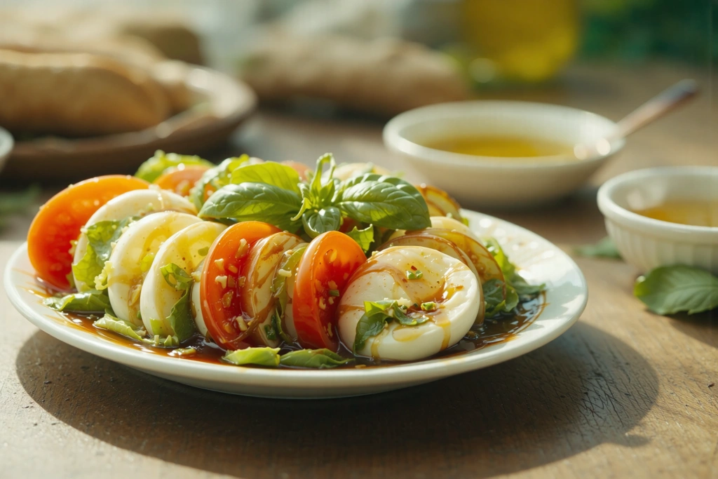 Ensalada Caprese Fácil: Receta Italiana Rápida y Deliciosa