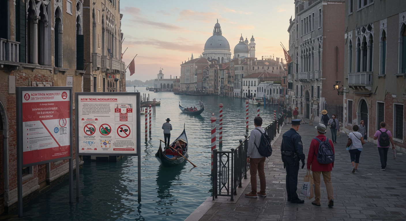 Venecia Refuerza Restricciones al Turismo: Tarifas y Normas 2025