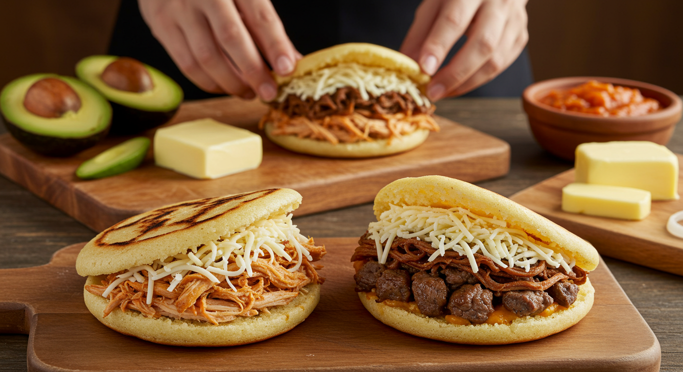 Cómo hacer arepas rellenas al estilo colombiano: receta fácil