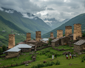 Dartlo: Pueblo Medieval entre las Montañas de Georgia