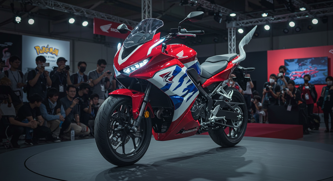 Honda y Pokémon Crean una Moto Inspirada en Koraidon: Diseño y Tecnología