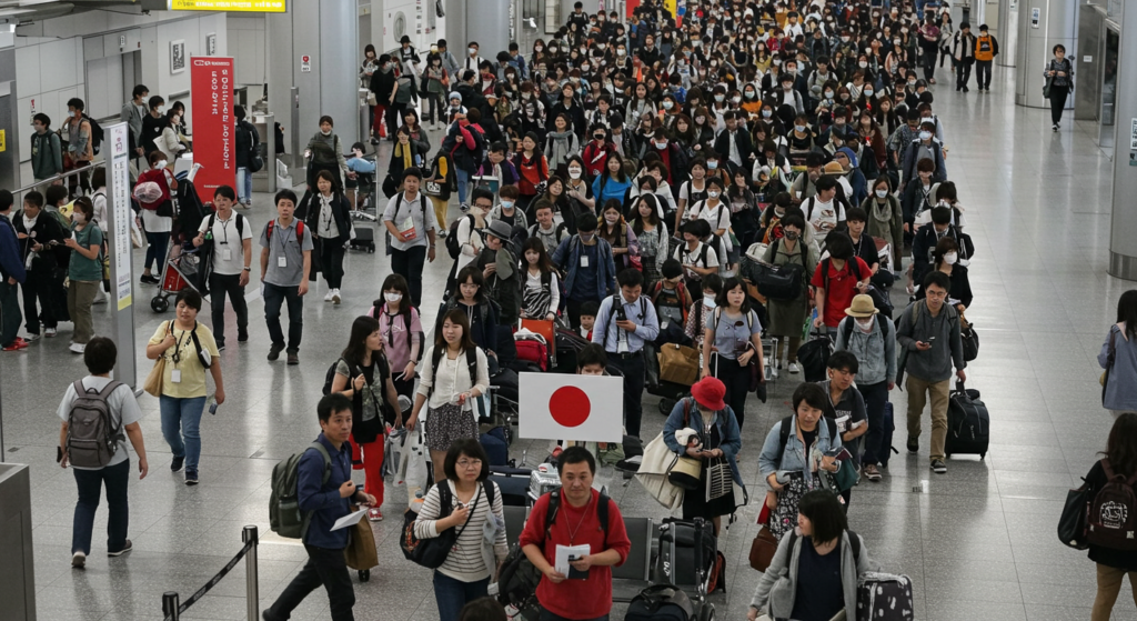 Japón: Récord de turismo, pero solo el 17% tiene pasaporte