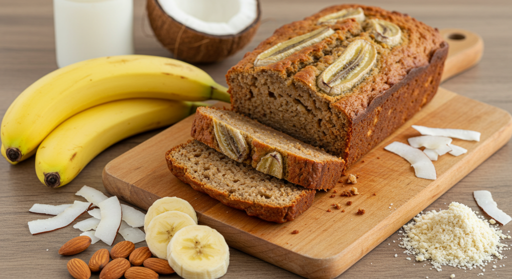 Pan de Plátano y Coco sin Lactosa: Receta Fácil y Saludable