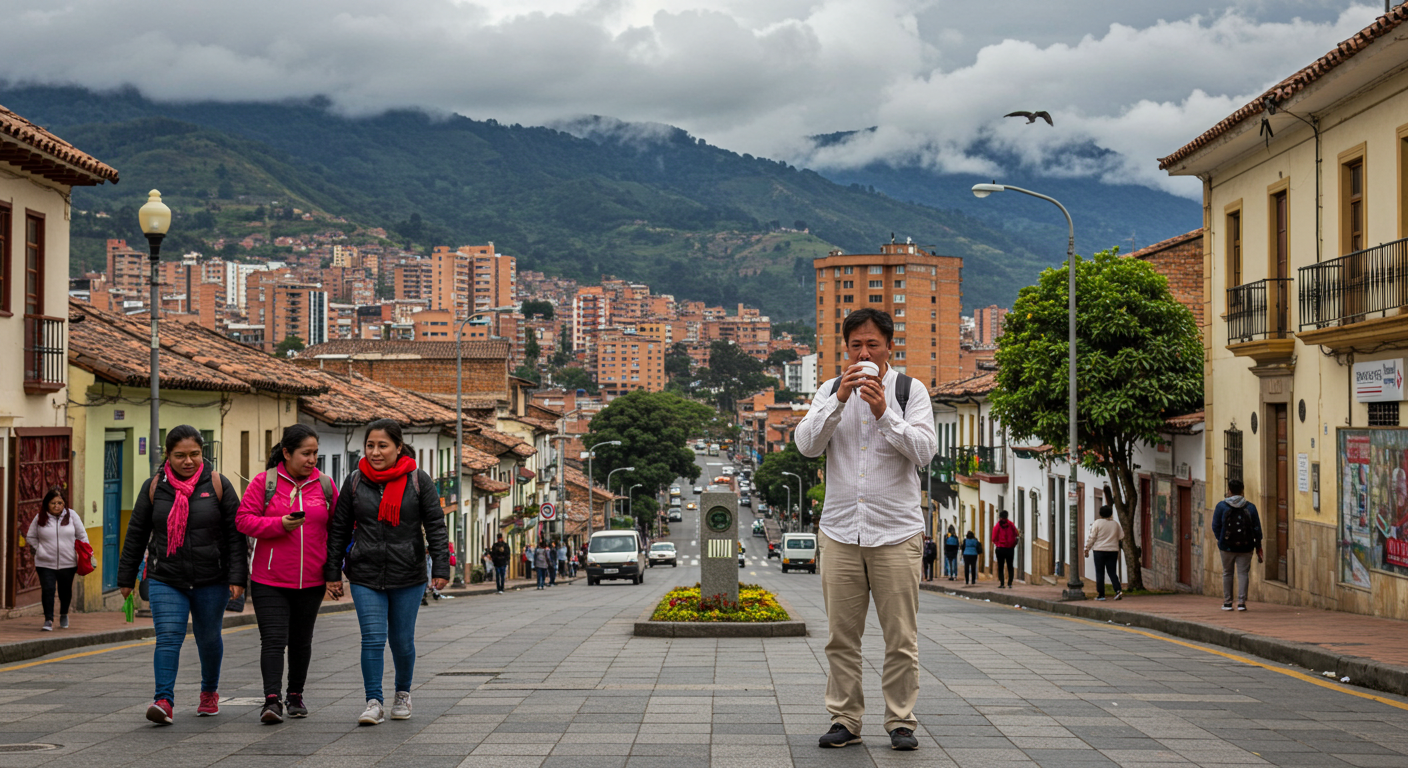 Turista se siente fuera de lugar en Bogotá por un error común