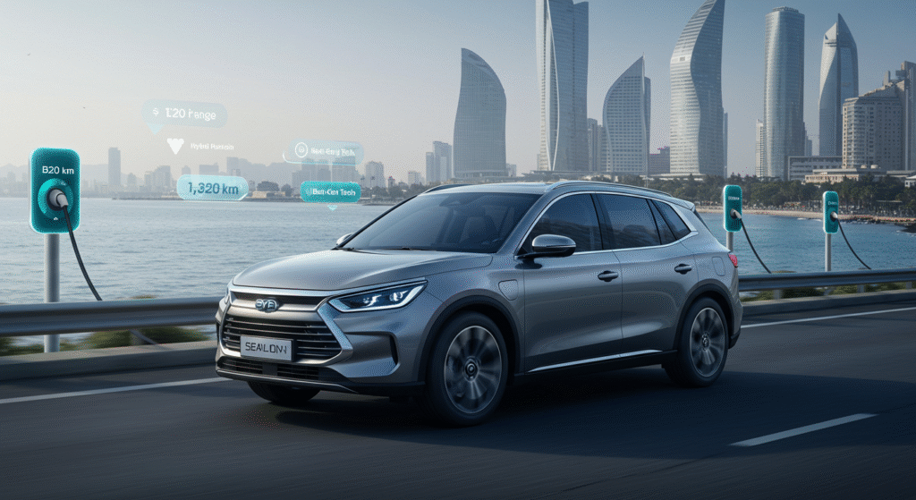 BYD Sea Lion 7 DM-i: SUV Híbrido con 1.320 km de Autonomía