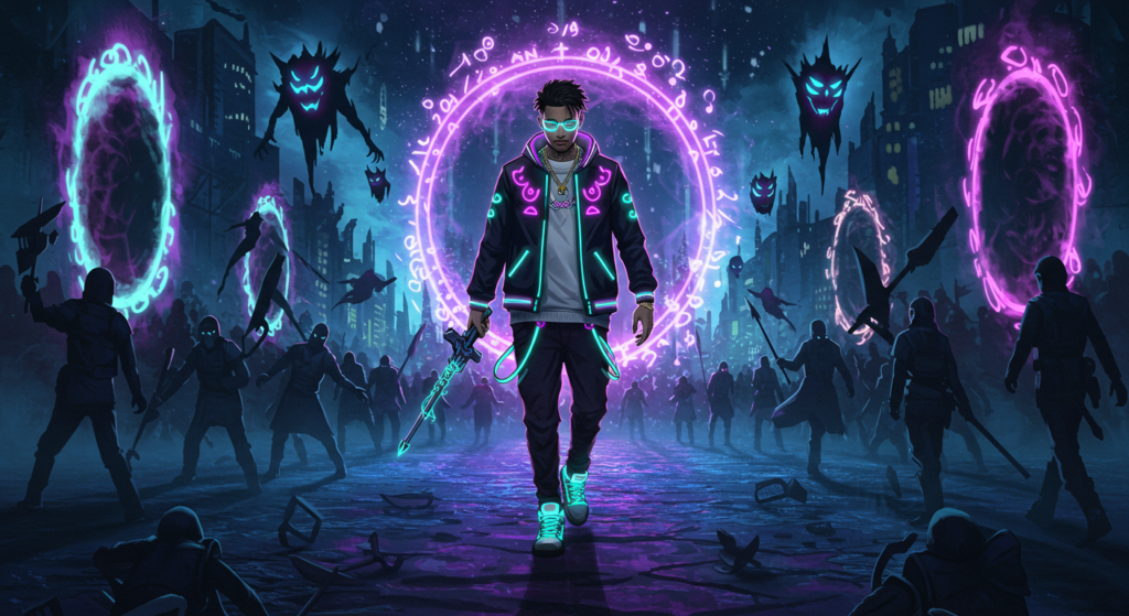 J Balvin se une al anime con Solo Leveling