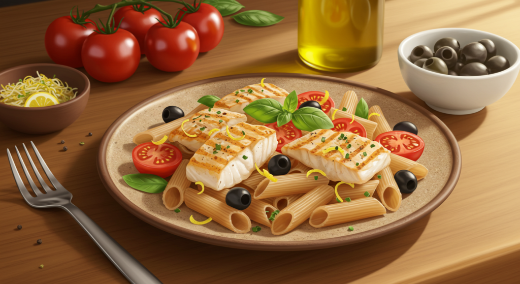 Pasta Mediterránea en 20 Minutos: Salud y Sabor Fácil