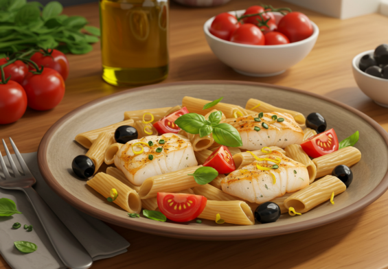 Pasta Mediterránea en 20 Minutos: Salud y Sabor Fácil