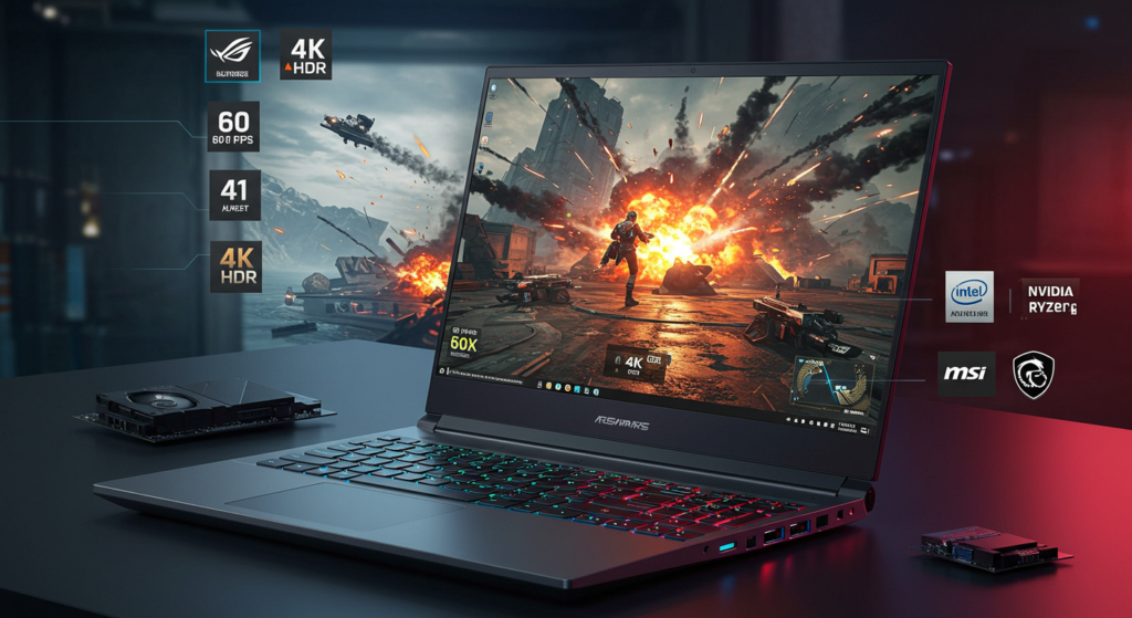 Portátil Gaming para 4K y 60 FPS: ¿Qué Debe Tener?