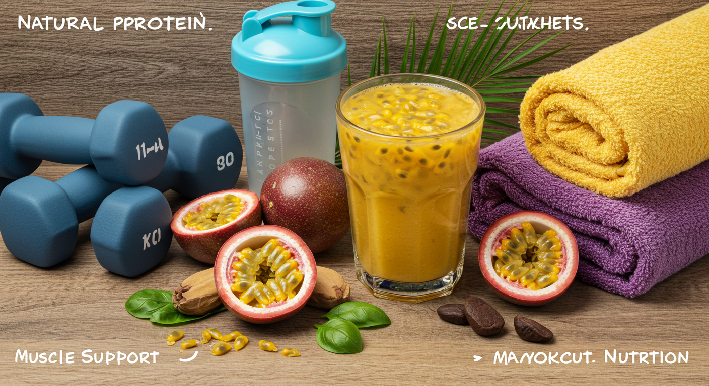 Maracuyá: Proteína Natural para Ganar Músculo