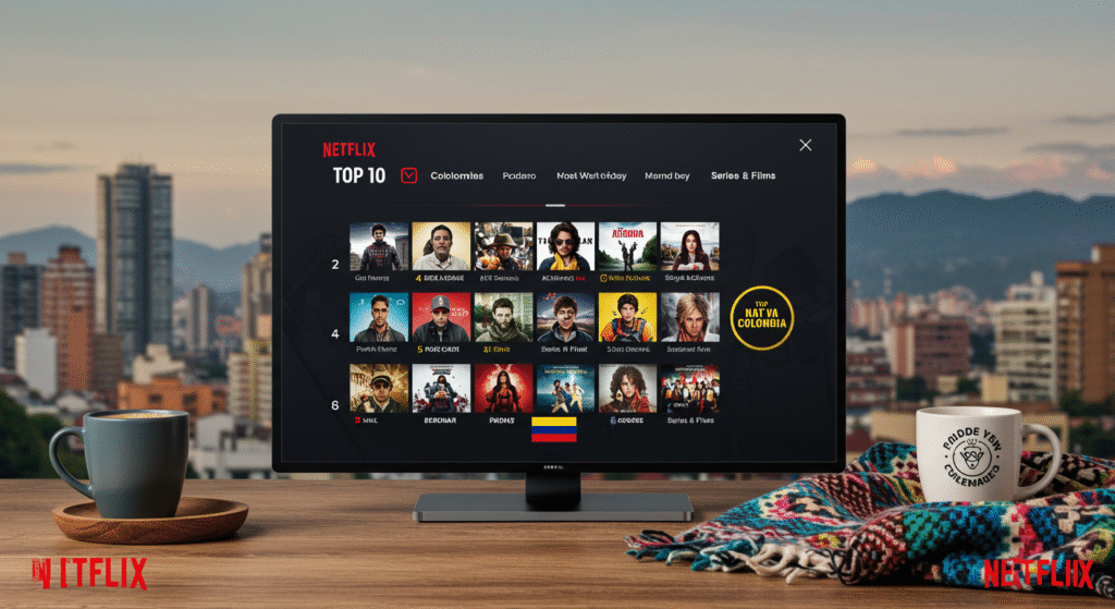 Top 10 en Netflix Colombia: Series y Películas Más Vistas