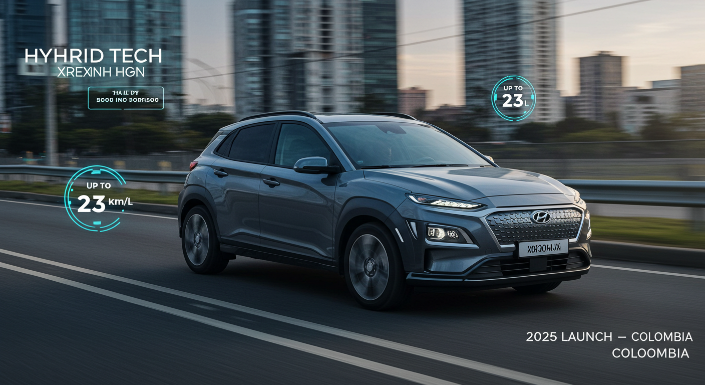 Hyundai Kona HEV 2025: El SUV Híbrido Ya en Colombia