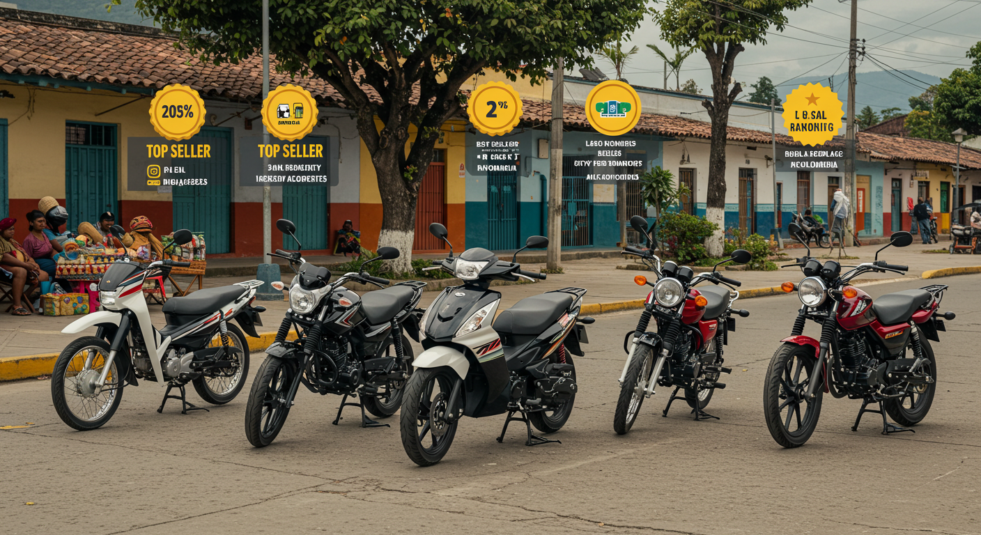Top Motos Más Vendidas en Colombia en Abril 2025