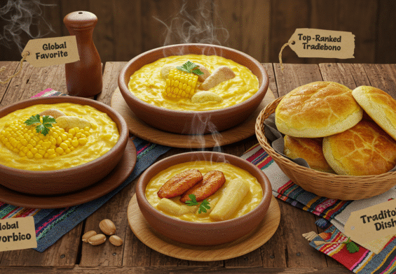 Ajiaco y Pandebono Superan a la Bandeja Paisa en Ranking