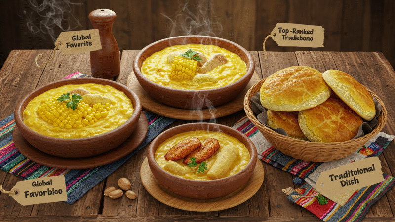 Ajiaco y Pandebono Superan a la Bandeja Paisa en Ranking