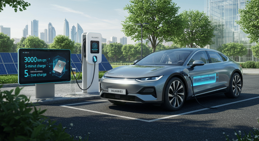 Huawei Revoluciona el Coche Eléctrico con Nueva Batería