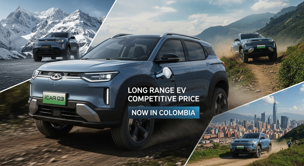 Chery iCAR 03: SUV Eléctrico Robusto y Asequible