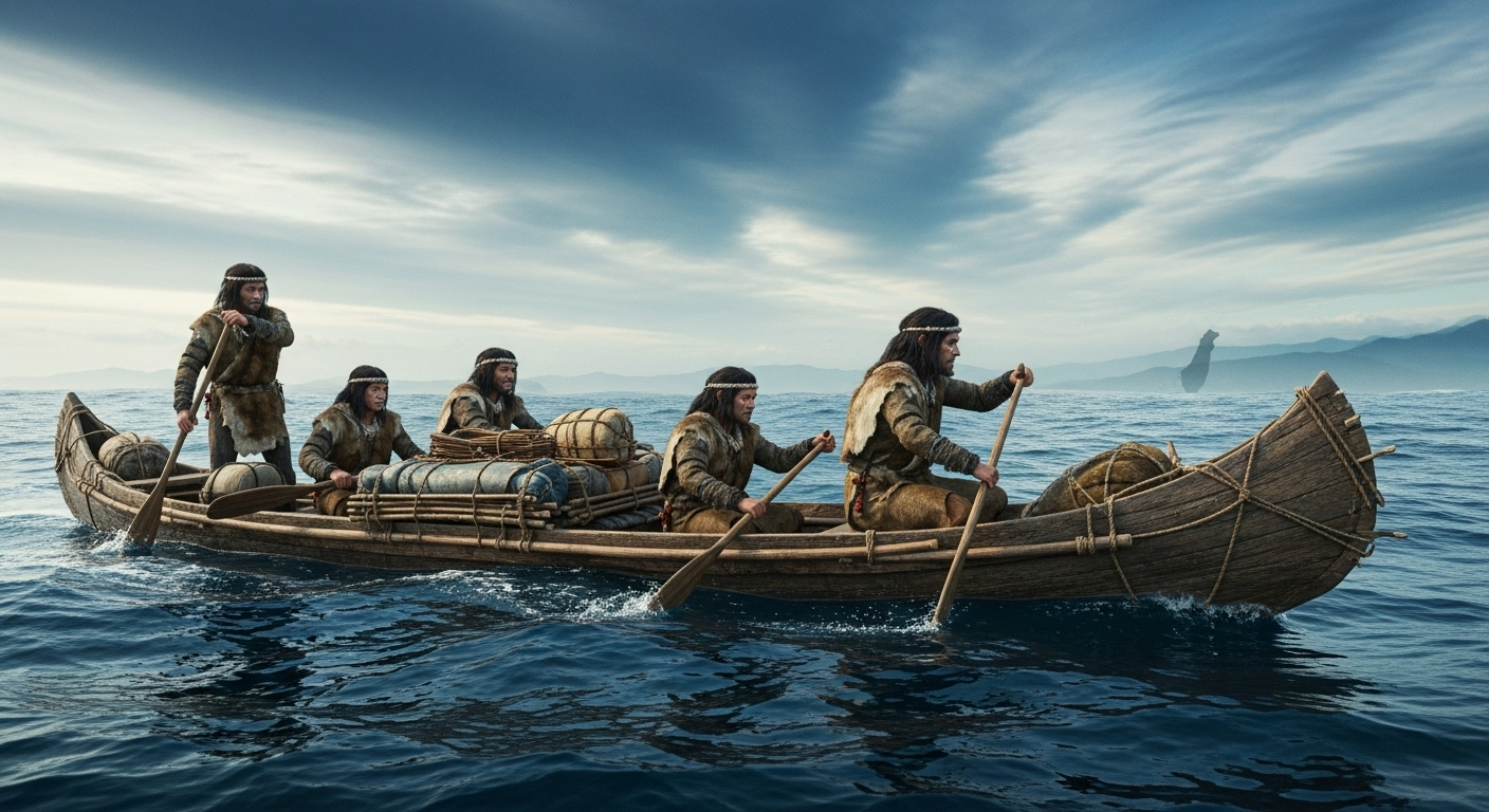 Viaje Prehistórico en Canoa entre Taiwán y Japón